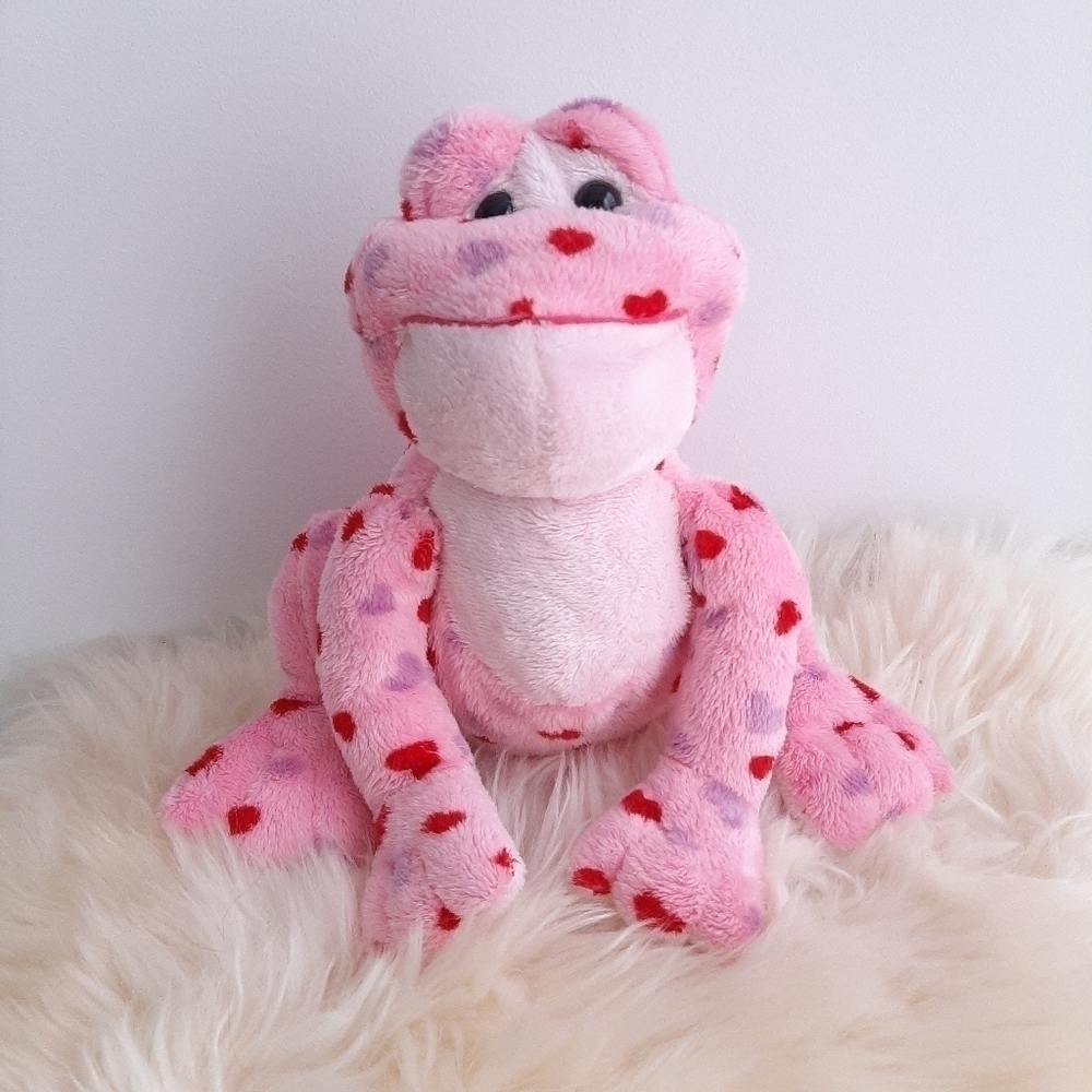Ganz Webkinz Love Frog Plush Animal 8"